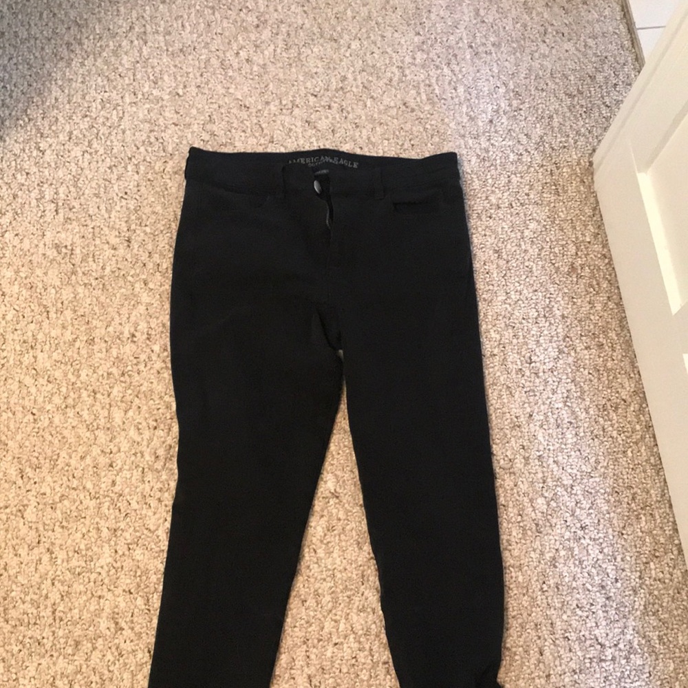 Black Super Stretch Jeans/Jeggings